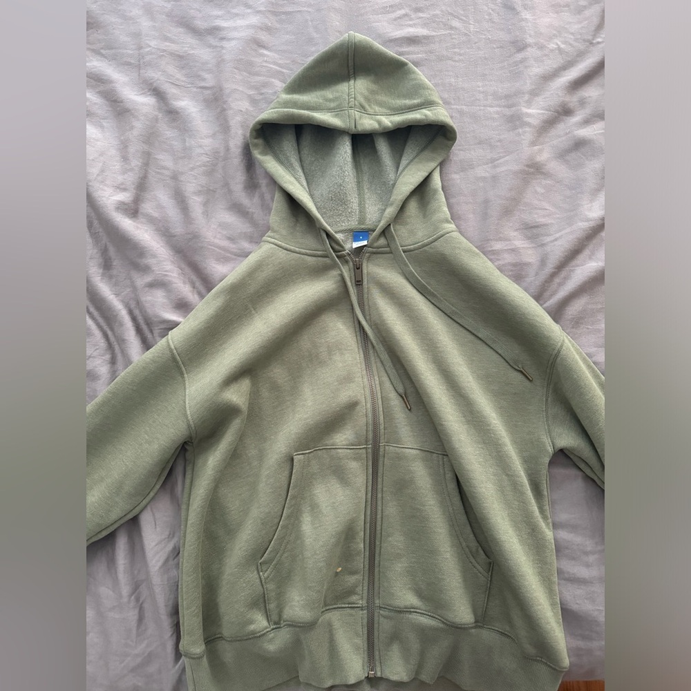 Green old navy zip up size small